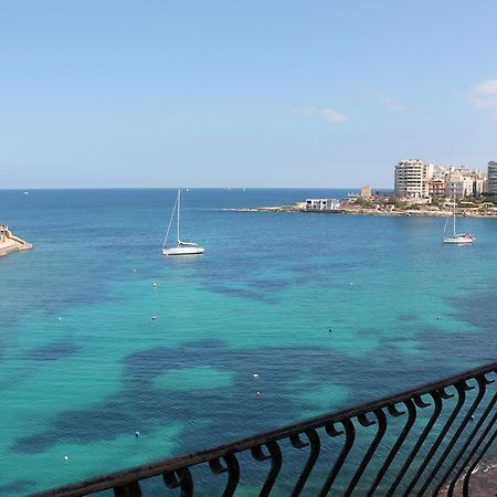 Spinola Bay Top Floor Seafront 3 Bedroom Apartment With Panoramic Sea Views - By Getawaysmalta San Ġiljan Buitenkant foto